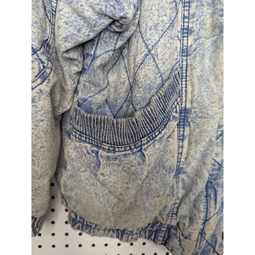 British Mist Rare Vintage 80's Acid Washed Jean Jacket